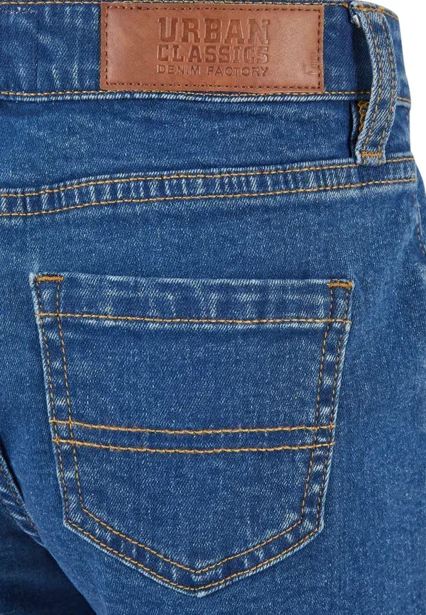 Шорты джинсовые Stretch Urban Classics, Clearblue Washed, голубой — фото 4