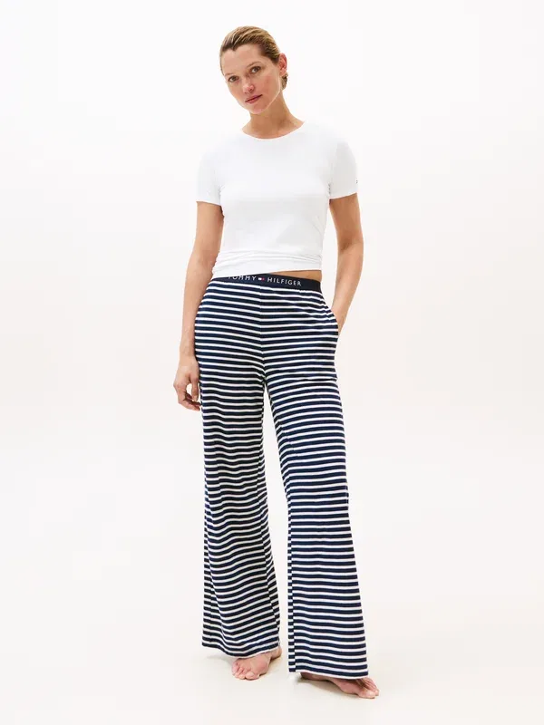 Комплект футболок Tommy Hilfiger, белый/черный, 2 штуки — фото 2