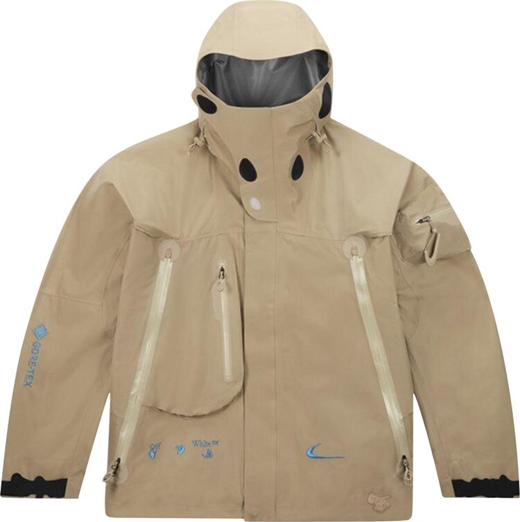 

Куртка Nike x Off-White GORE-TEX Jacket 'Khaki', загар, Коричневый, Куртка Nike x Off-White GORE-TEX Jacket 'Khaki', загар