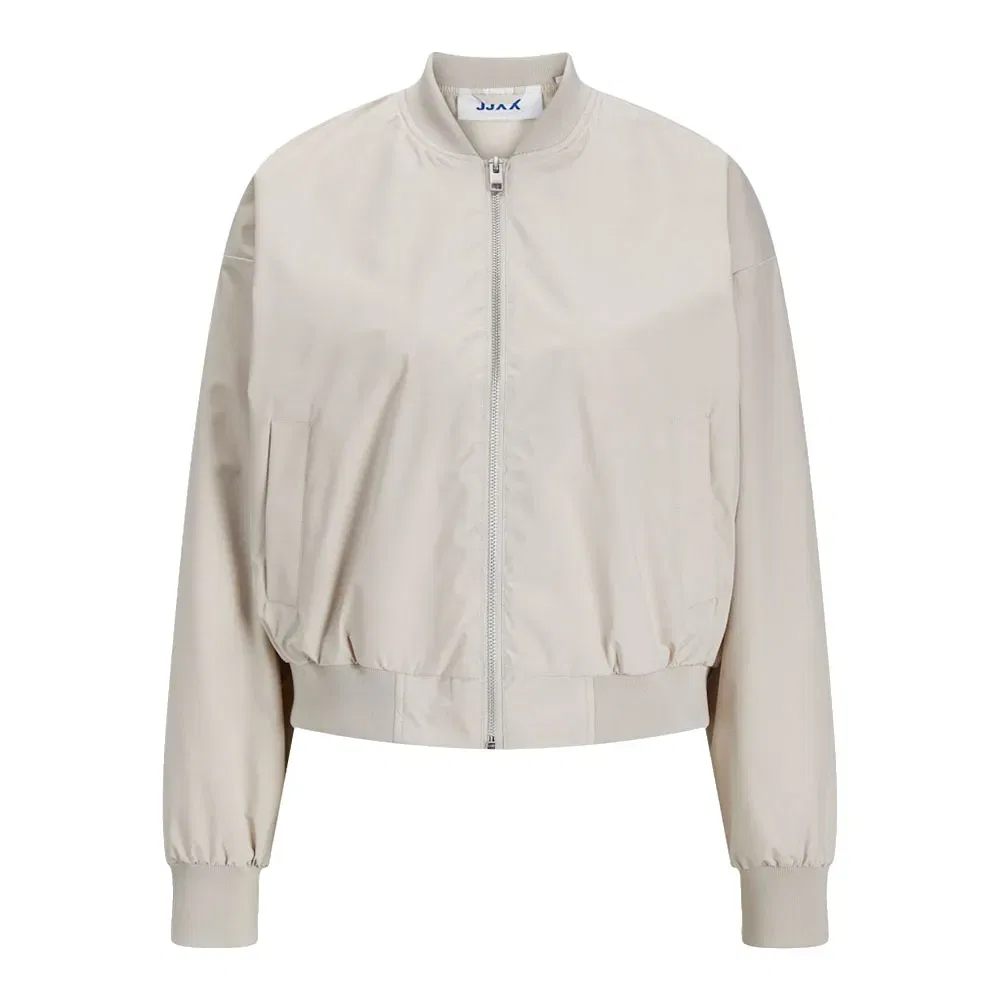 Детская куртка-бомбер с высоким воротником Ella JJXX Jack & jones, White — фото 3