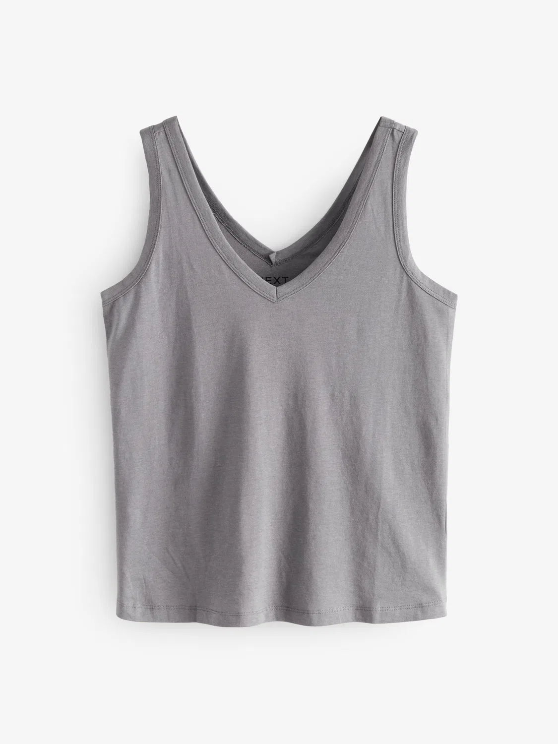 Жилет свободного кроя Grey Modal Slouch Vest Next, серый — фото 4