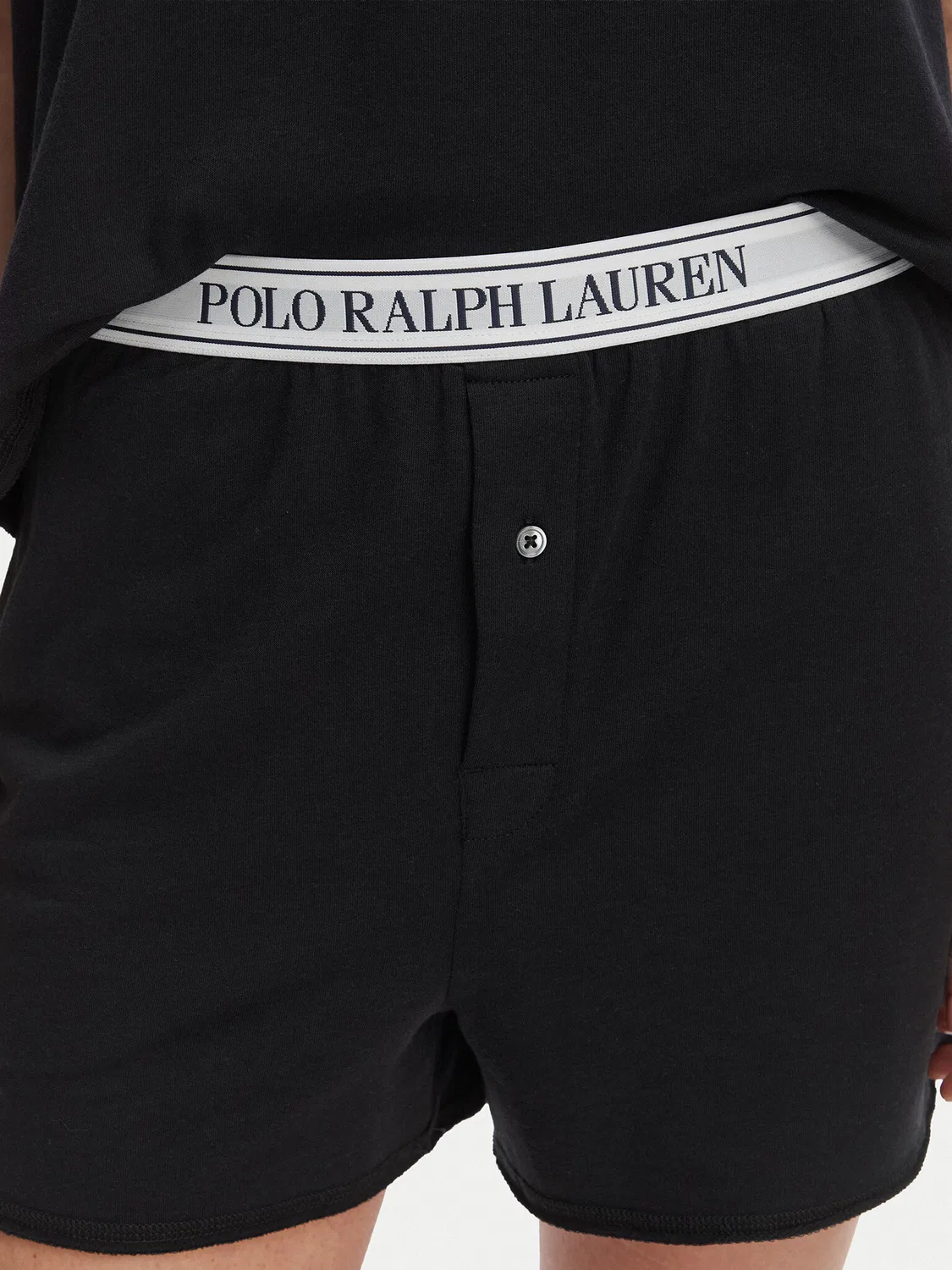 Женская пижама стандартного кроя Polo Ralph Lauren, черный — фото 3