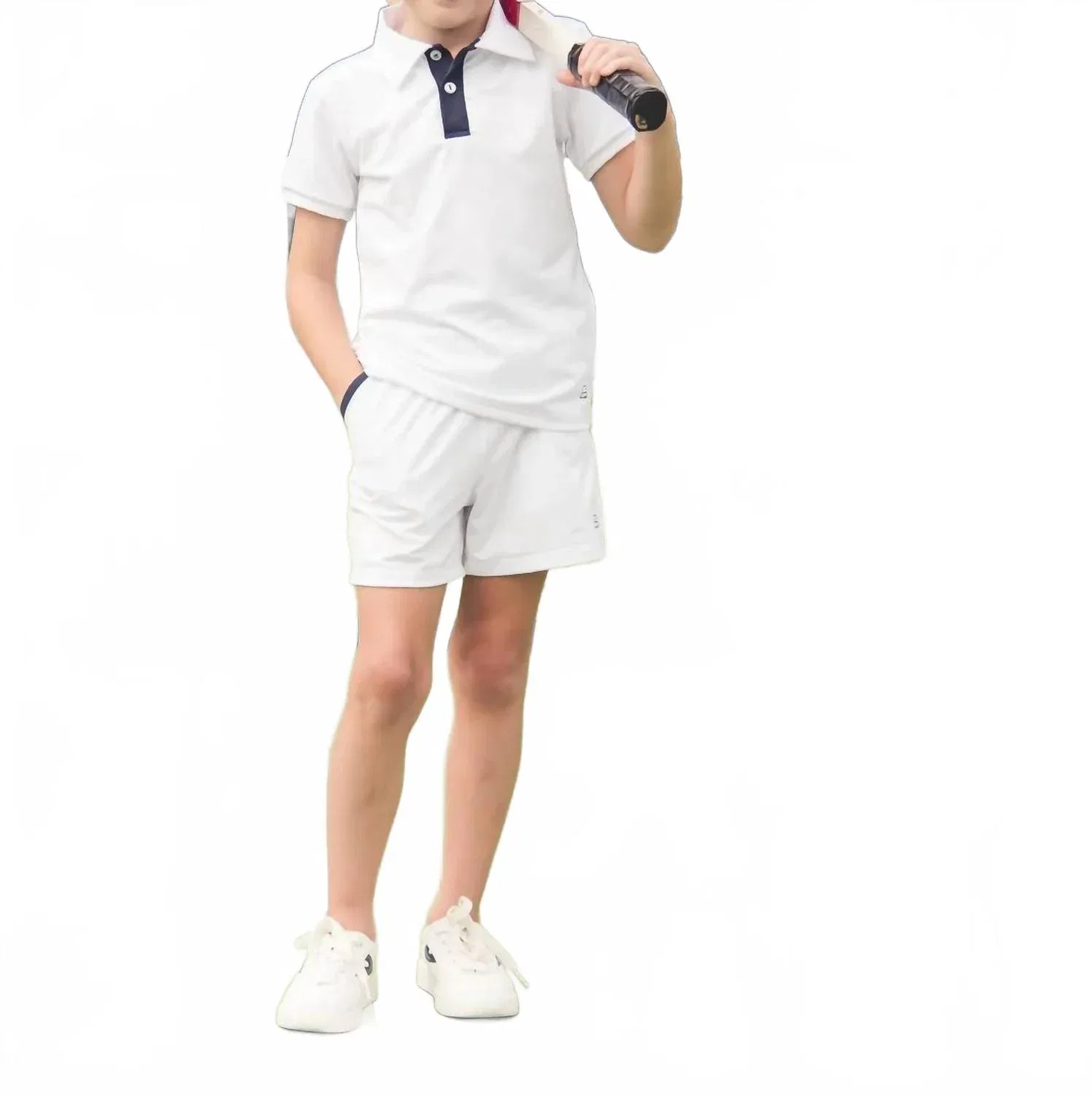 Детские шорты для мальчиков спортивные Nathan Athleisure Set Athletics, Pure Coconut — фото 2