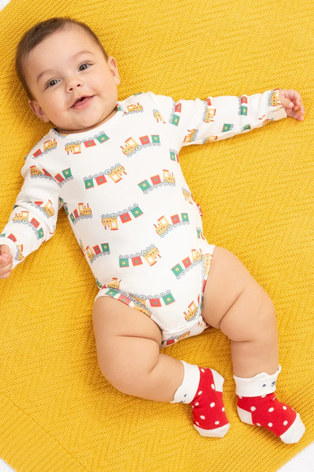 Детские носки с принтом Baby Hello Bear Kite, Multi — фото 2