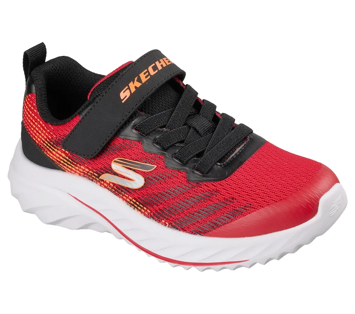 Детские кроссовки Bounder 3.0 - Stream Surge Skechers, красный/черный — фото 4