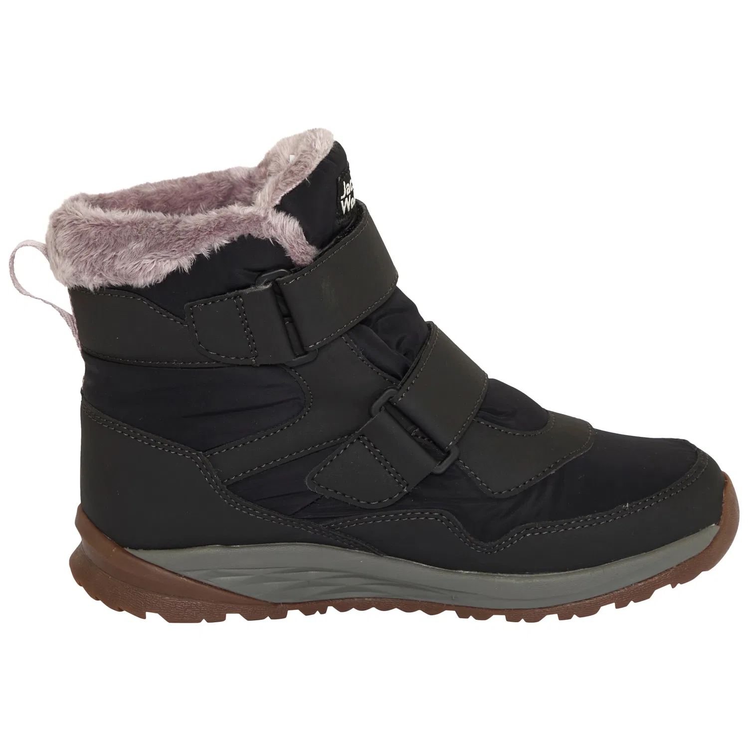 Детские зимние ботинки для ходьбы POLAR BEAR-G TEXAPORE MID VC K Jack Wolfskin, Phantom — фото 3