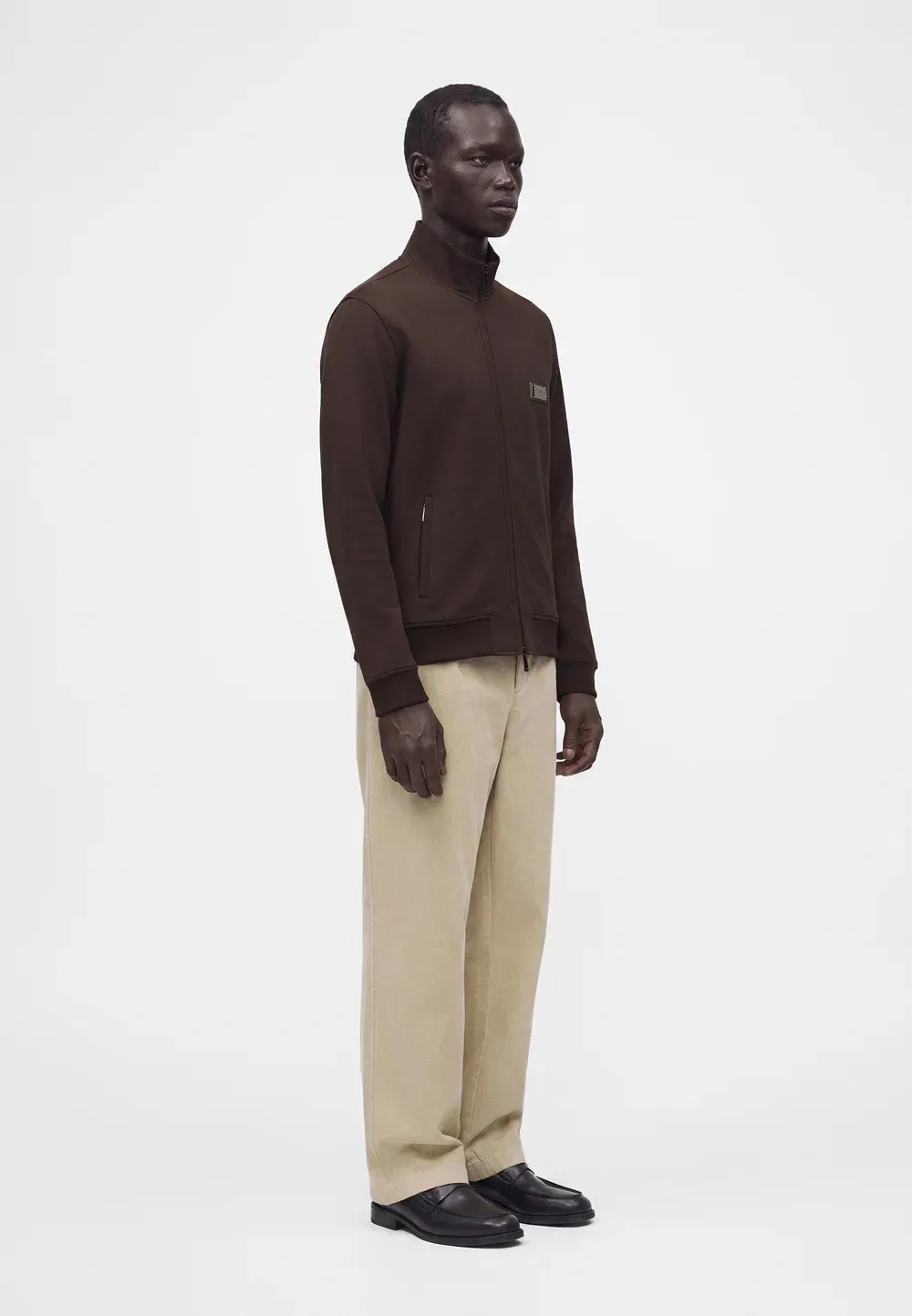 Толстовка на молнии Emporio Armani, Black Coffee — фото 4