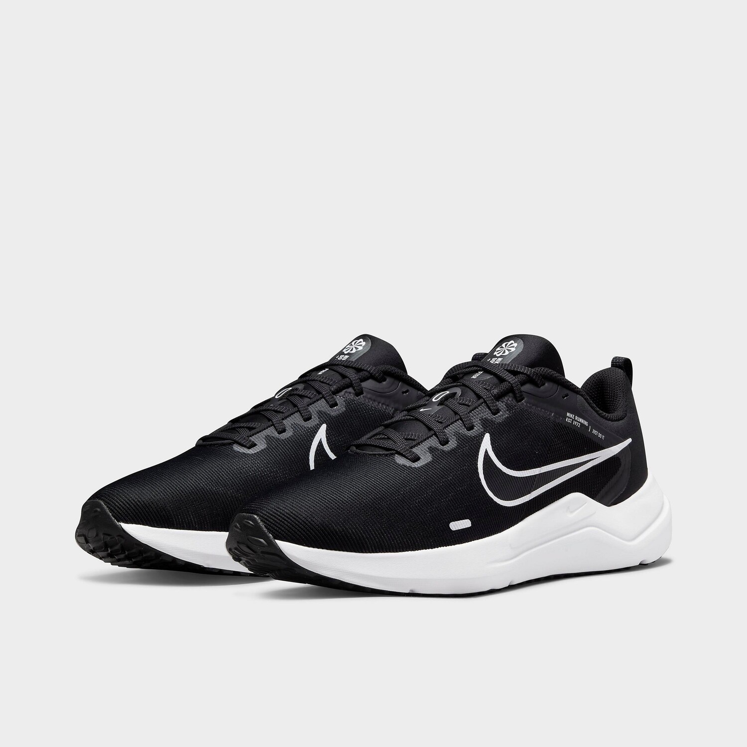 Мужские кроссовки Nike Downshifter 12, черно-белый — фото 3