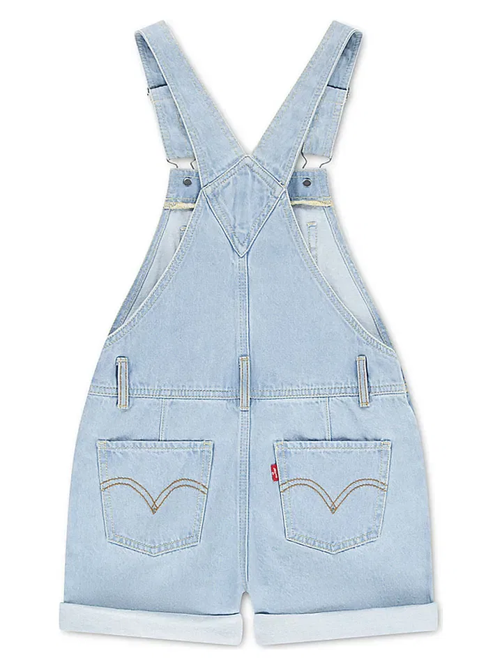 Джинсовый комбинезон-штаны Levi'S Kids, светло-синий — фото 2