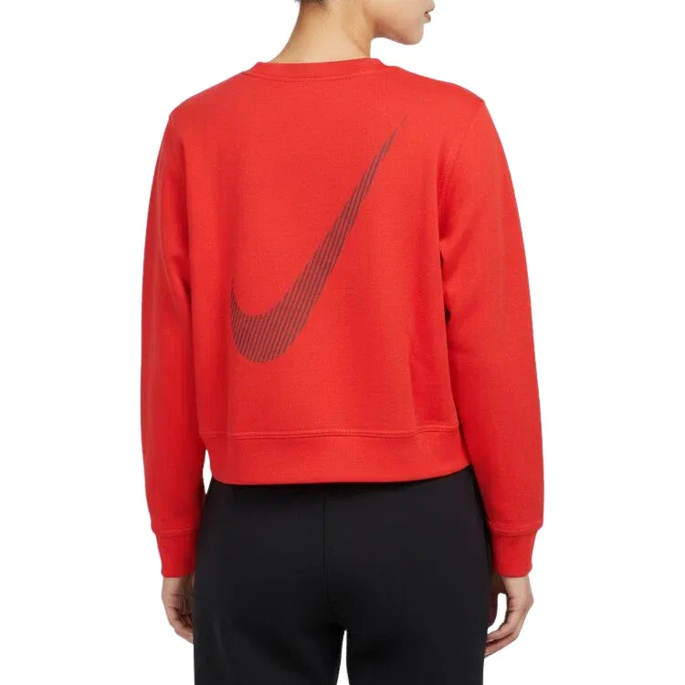 Женская футболка One Dri-FIT Sweatshirt Asia Sizing 'Red' Nike, красный — фото 2