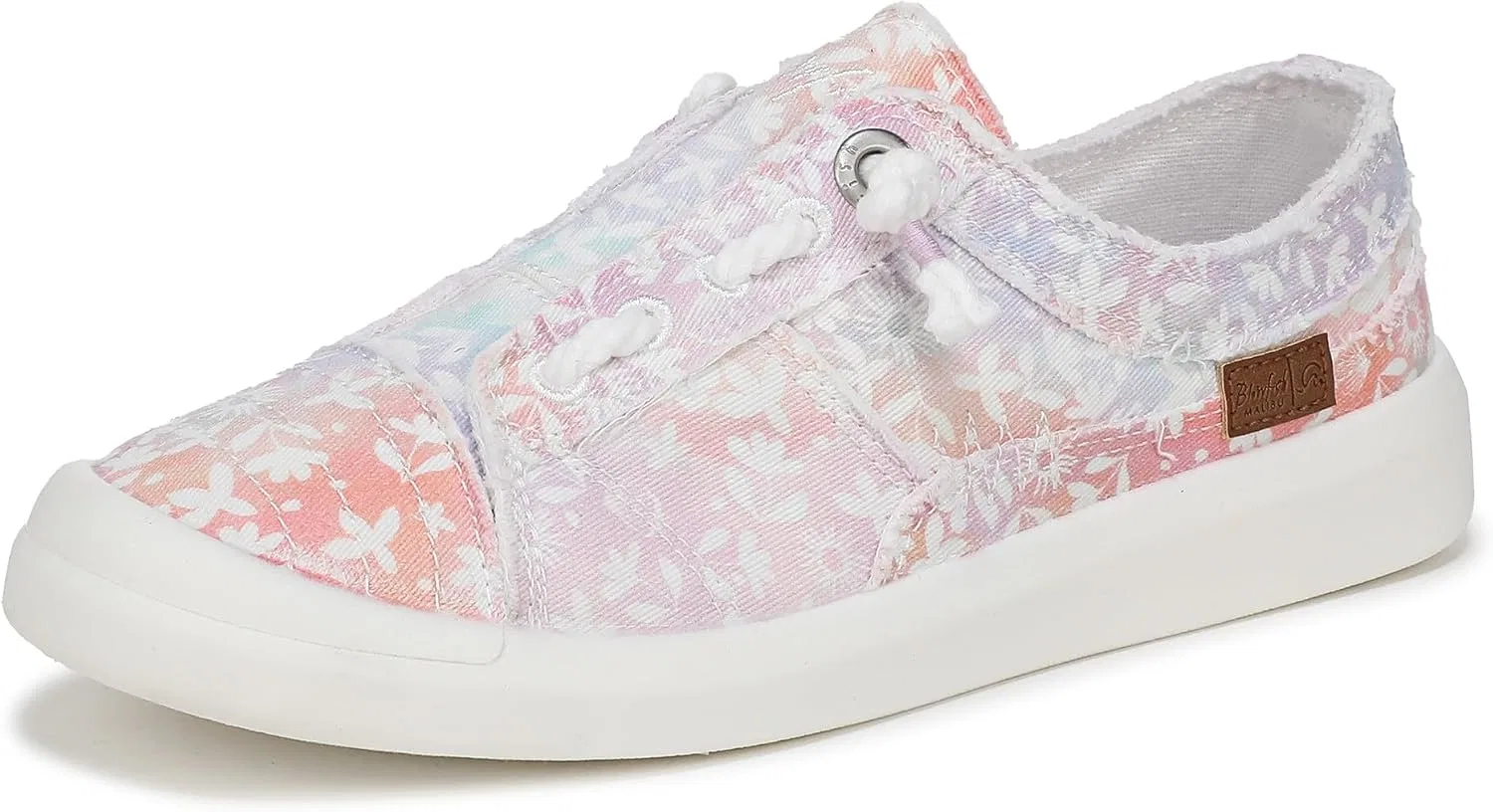 Детские кроссовки для девочек Beachside-k Blowfish Malibu, White Multi Twill Fabric