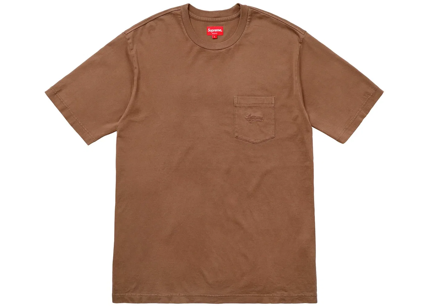 Мужская футболка с длинным рукавом Supreme Tee, Washed Brown