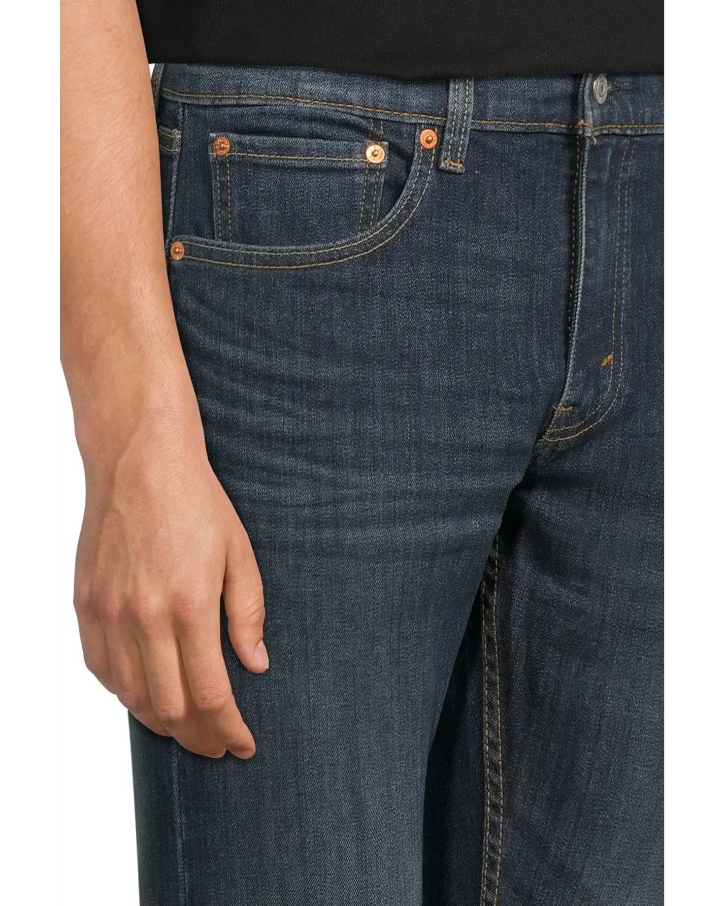 Джинсы Levi's Mens 512 Slim Taper Fit, темный индиго — фото 4