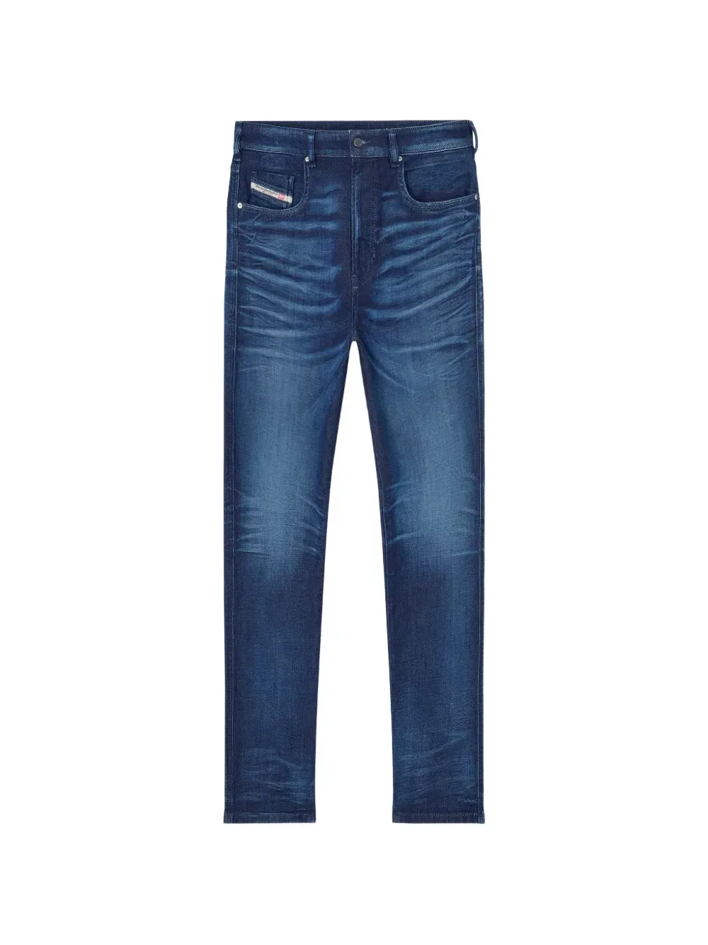 Приталенные джинсы прямого кроя 2062 D-Strukt Joggjeans Diesel, синий