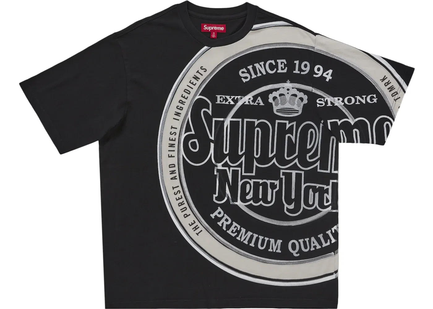 Мужская футболка с коротким рукавом Supreme Lager S/S Top, Black