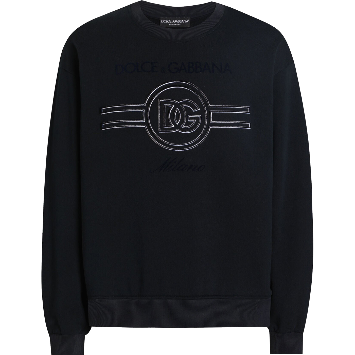 Свитшот Dolce & Gabbana With Embroidery, синий