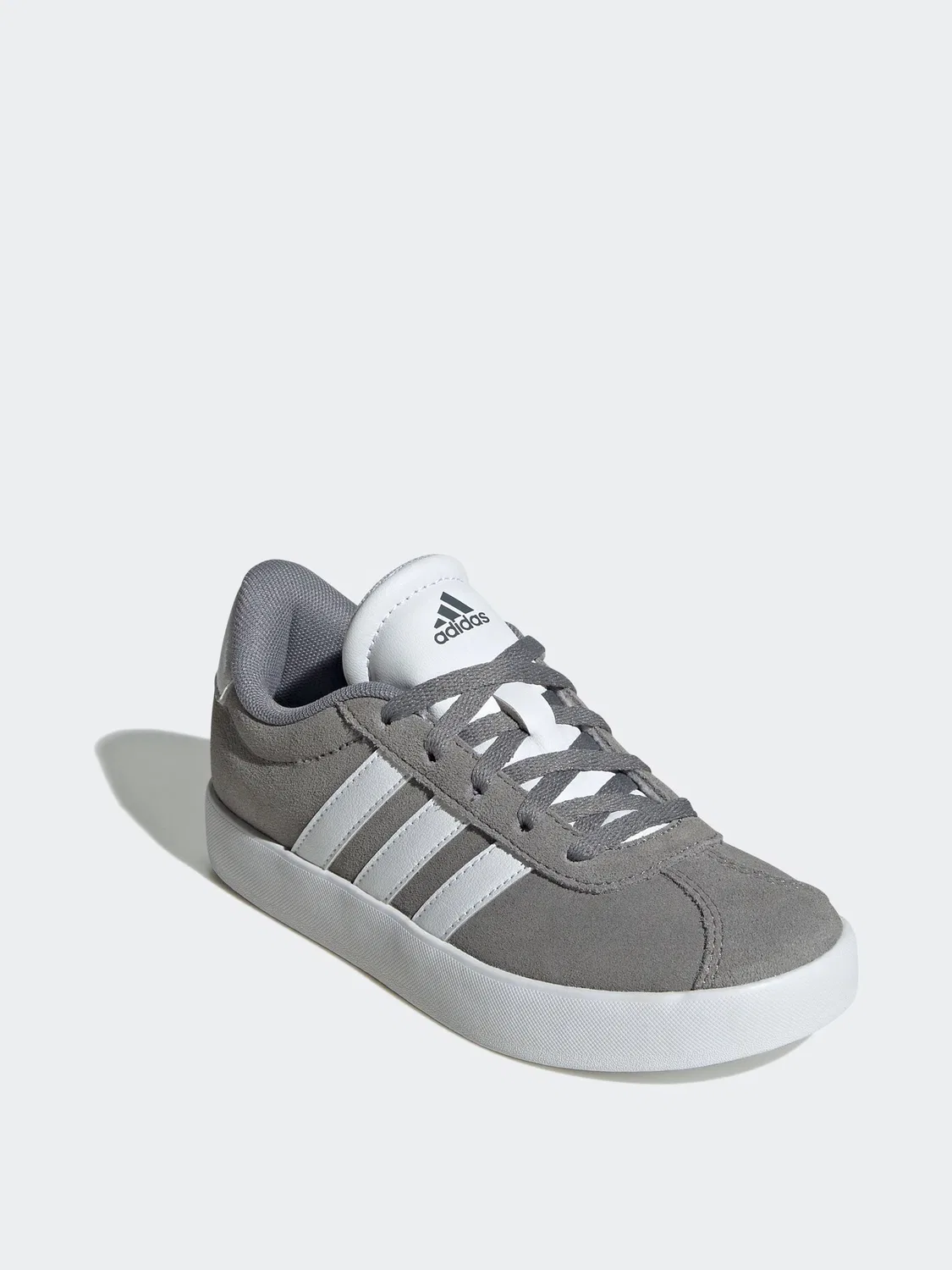 Кроссовки adidas VL Court 3.0, серый/белый — фото 3
