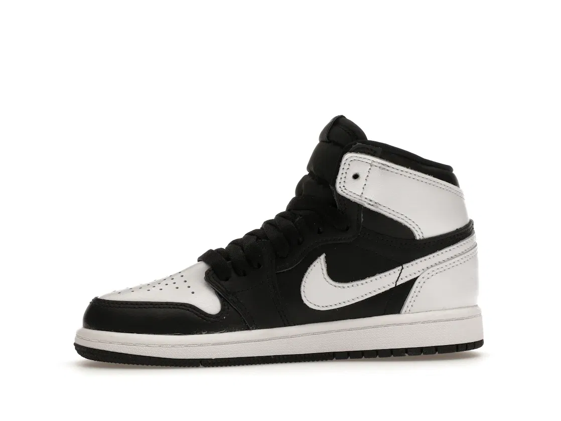 Детские кроссовки с высоким верхом Jordan 1 Retro High OG, Black/White/White — фото 3