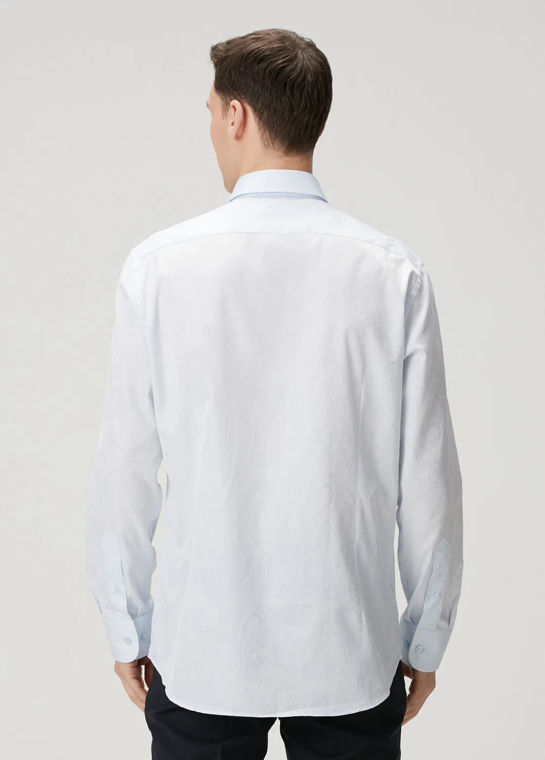 Рубашка этническая Etro, light blue — фото 4