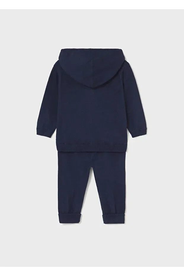 Детский спортивный костюм для мальчиков из трикотажа Mayoral, Navy Blue — фото 2