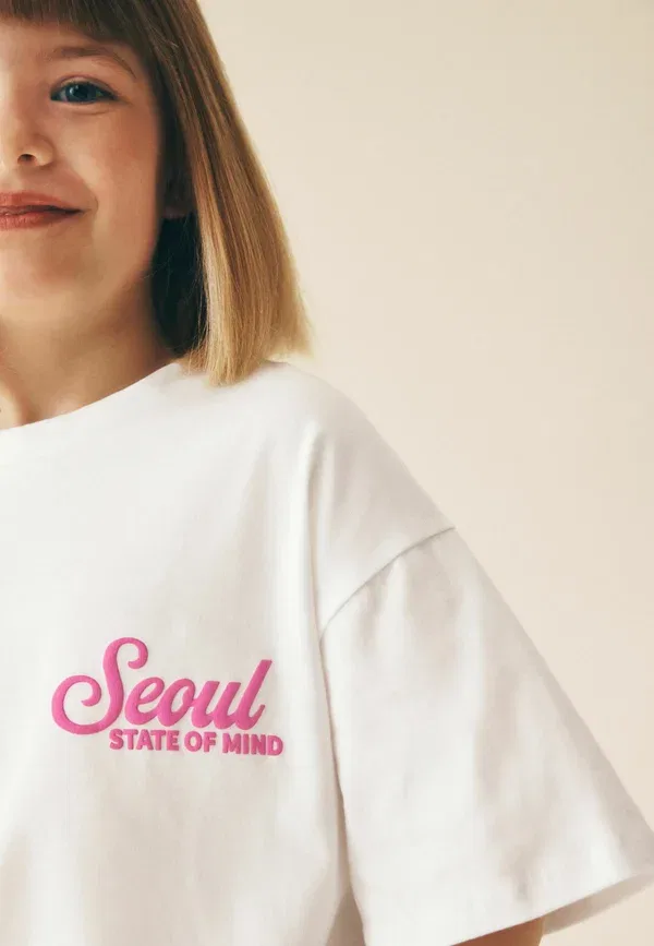 Футболка с принтом Print T-shirt Next, белый — фото 4