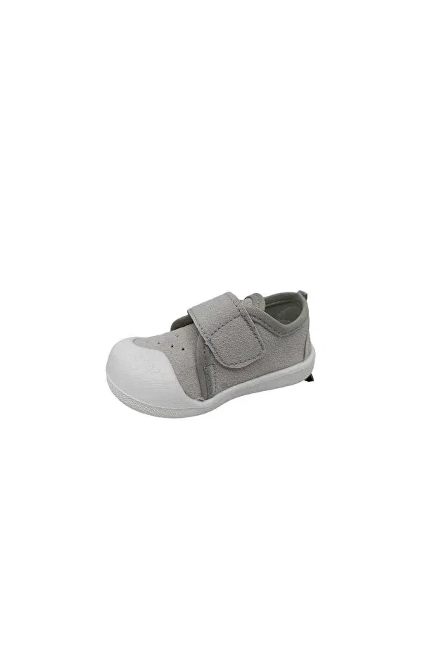 Детские ботинки для малышей с липучкой Anka First Step Vicco, Gray — фото 3