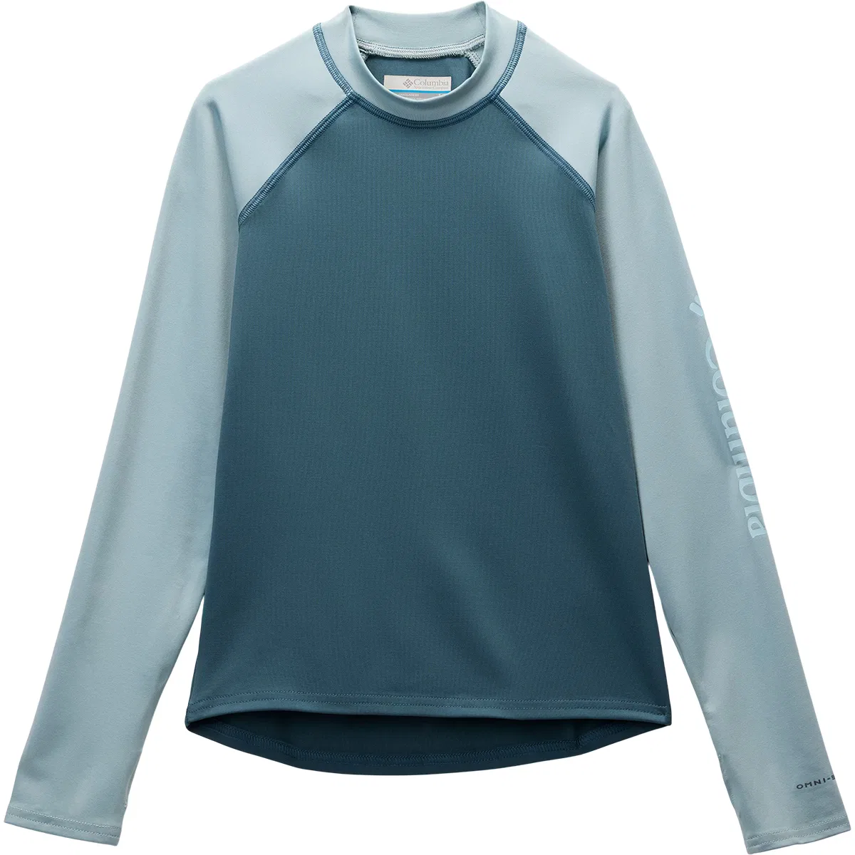 Детская рашгард для мальчиков с длинным рукавом Sandy Shores Long-Sleeve Sunguard Columbia, Everblue/Crushed Blue