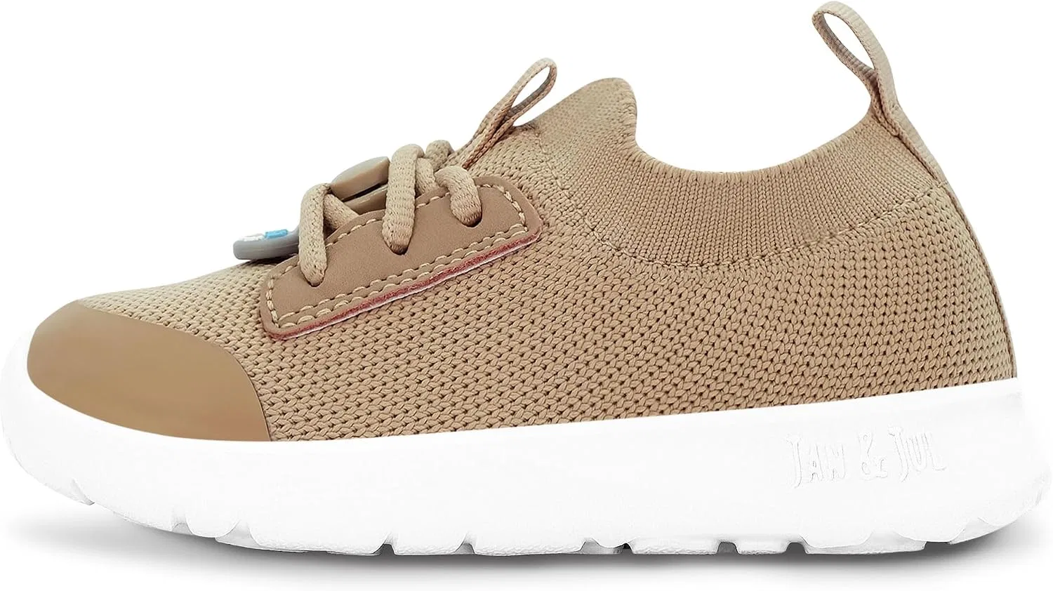 Детские дышащие кроссовки JAN & JUL, Soft Brown