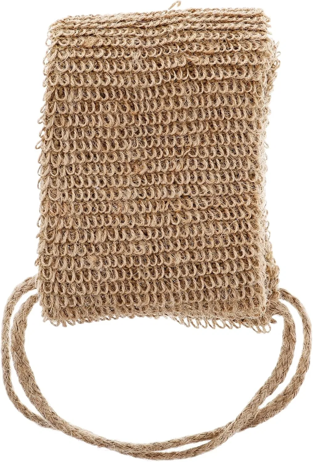Скраб для тела с жгутом из джута LOORGVEL, 60x11 см