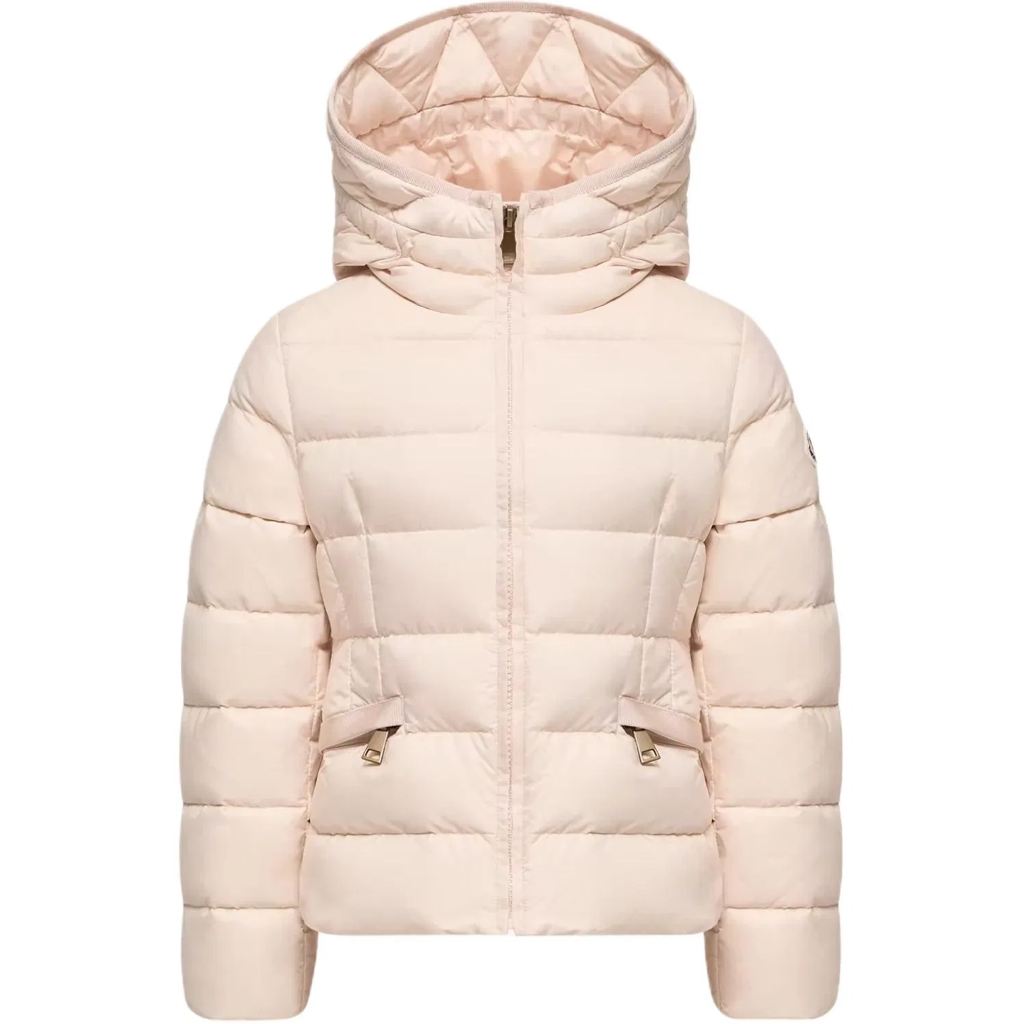 Детский пуховик с капюшоном Light Pink Moncler