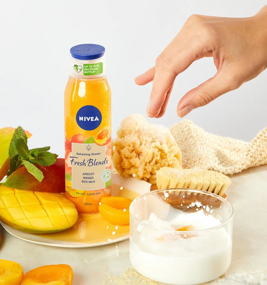 Гель для душа Fresh Blends Morela and Mango, NIVEA, 300 мл — фото 4
