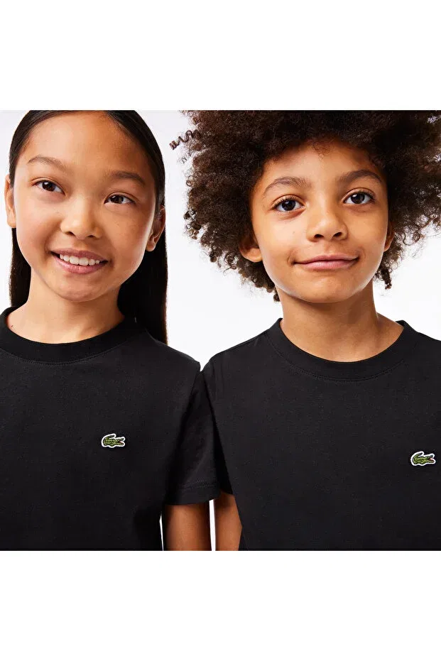 Детская футболка с круглым вырезом Lacoste, 031-Black — фото 2