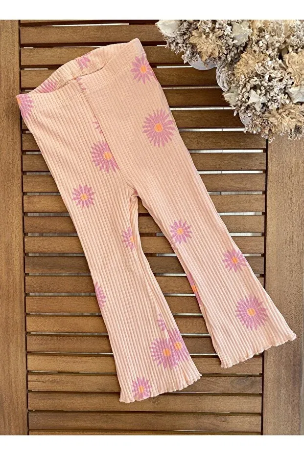 Детские леггинсы для девочек с принтом Aden flower / strawberry patterned original brand spanish leg girl Baby, Salmon
