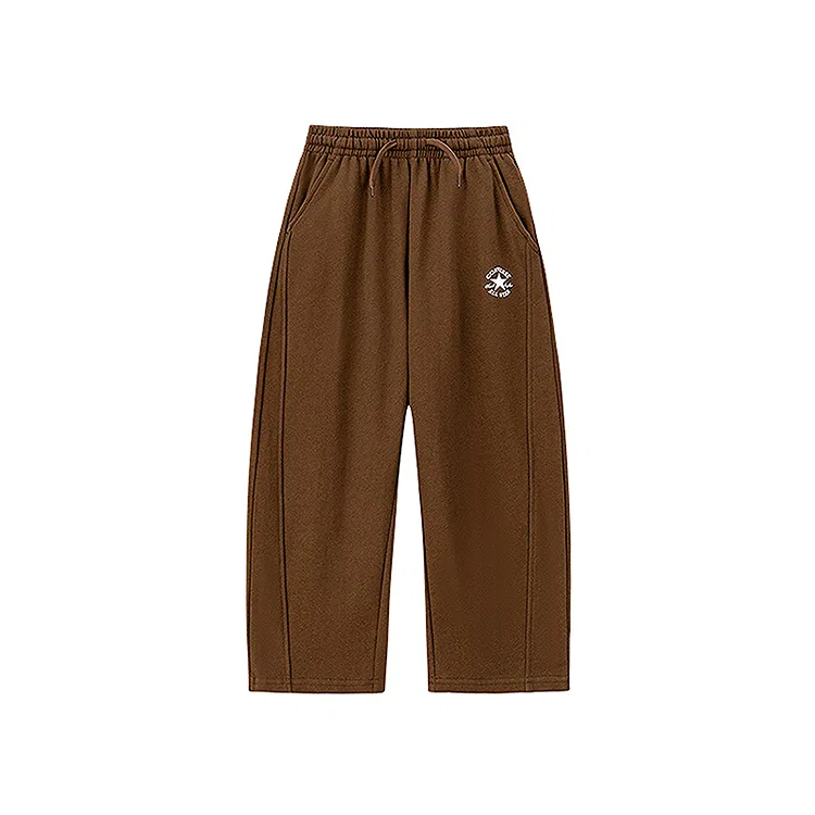 Детские спортивные штаны средней посадки Converse, Earth Brown
