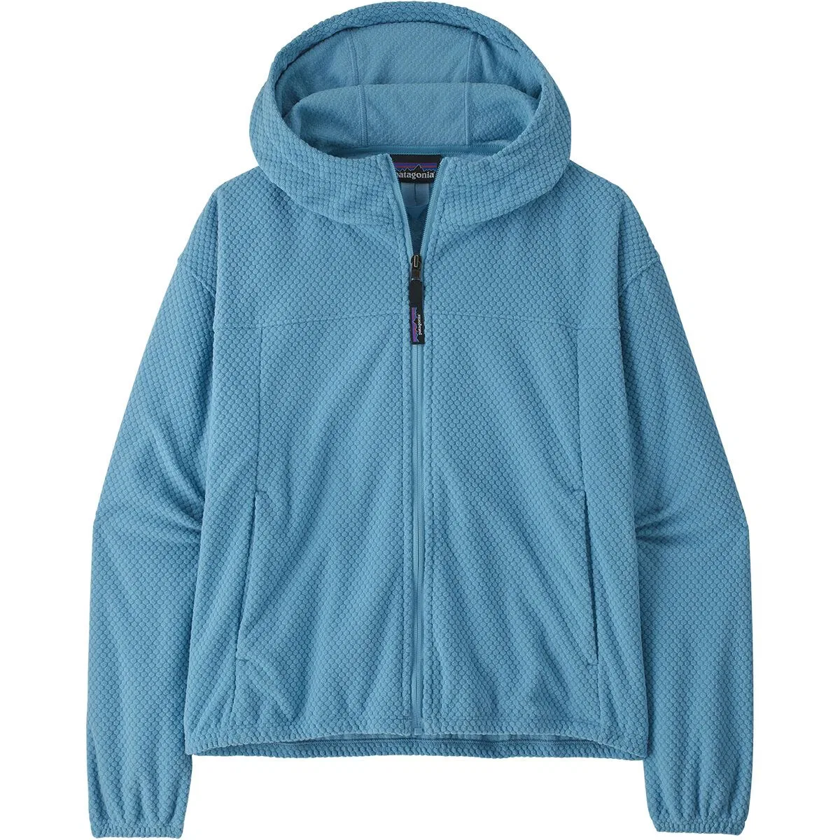 Женская куртка-флис с капюшоном текстурированная Patagonia, Shore Blue