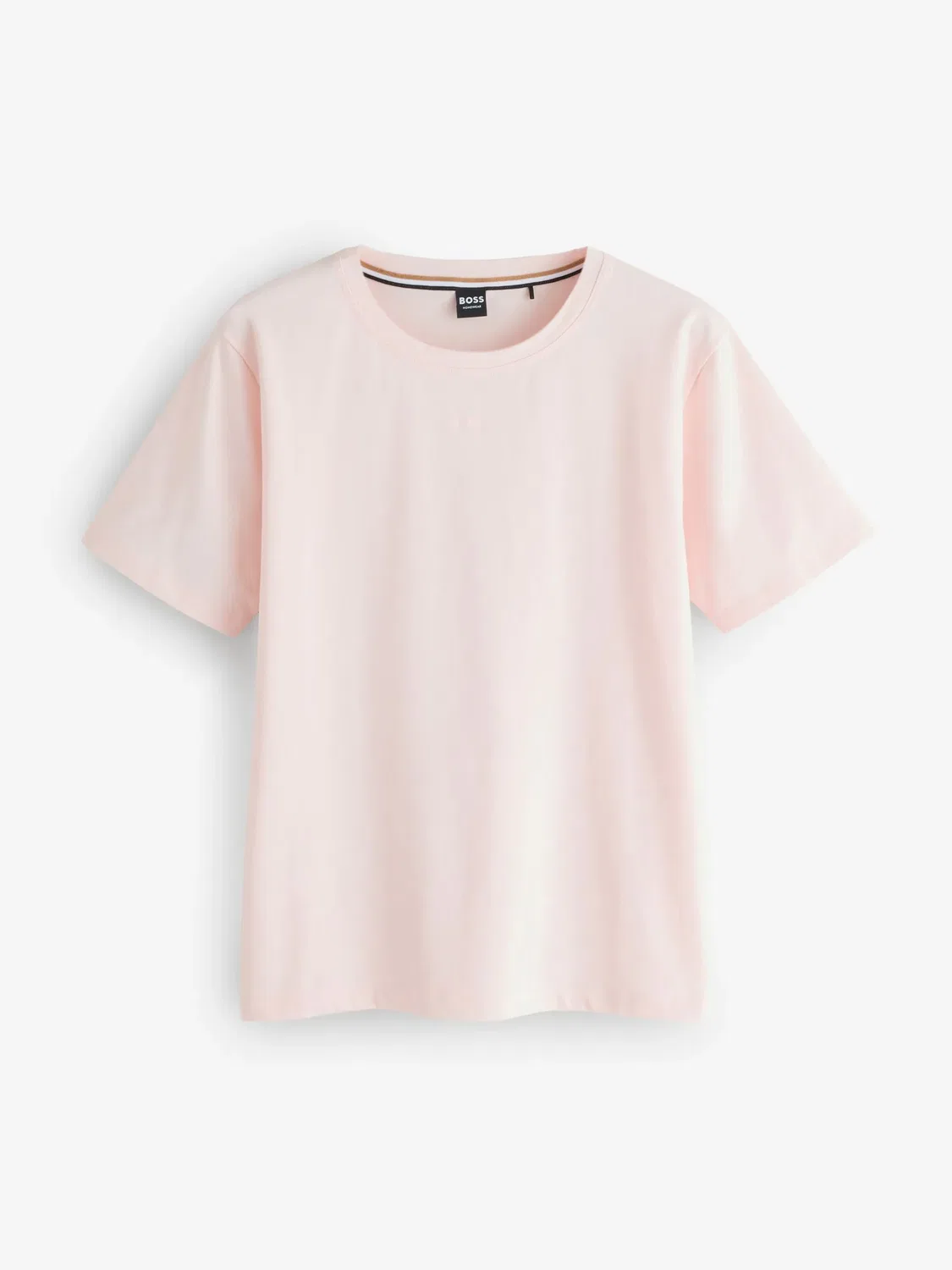 Футболка с логотипом BOSS, свободная, Light Pink