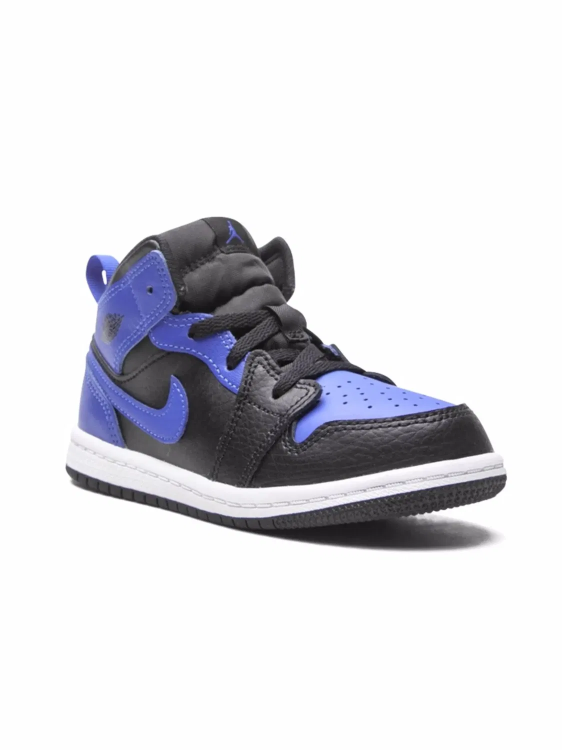 Кроссовки Jordan 1 Mid Black/Hyper Royal