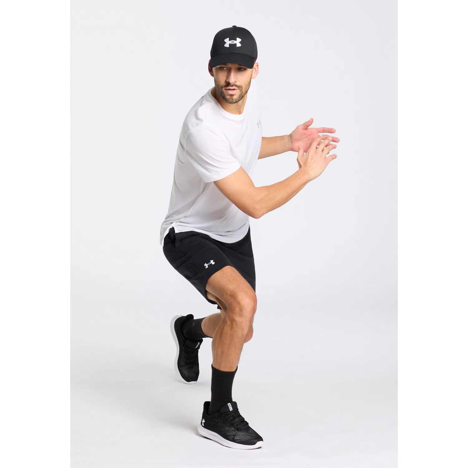 Детская хлопковая футболка с логотипом Under Armour, White — фото 4