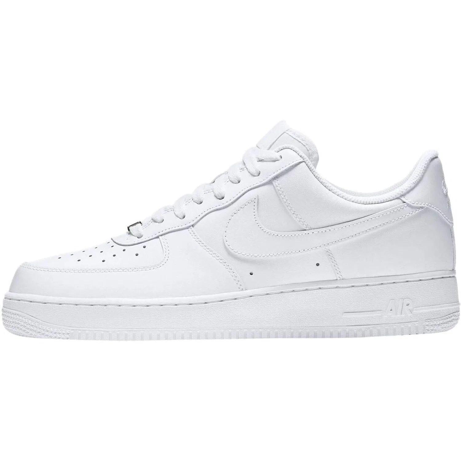 Детские спортивные кроссовки с кожаным верхом NIKE Air Force 1, Белый