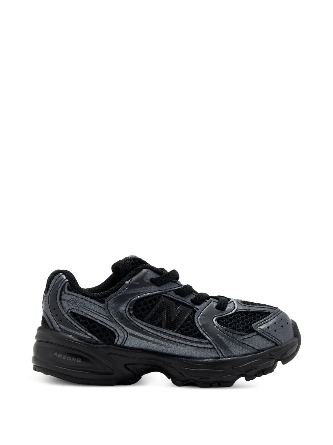 Кроссовки 530 черные сетчатые New Balance, черный