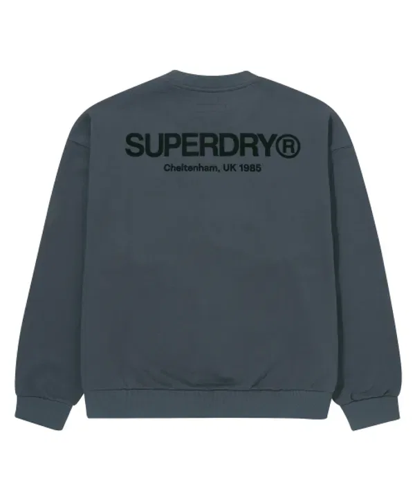 Свитшот Core Superdry, темно-серый — фото 3