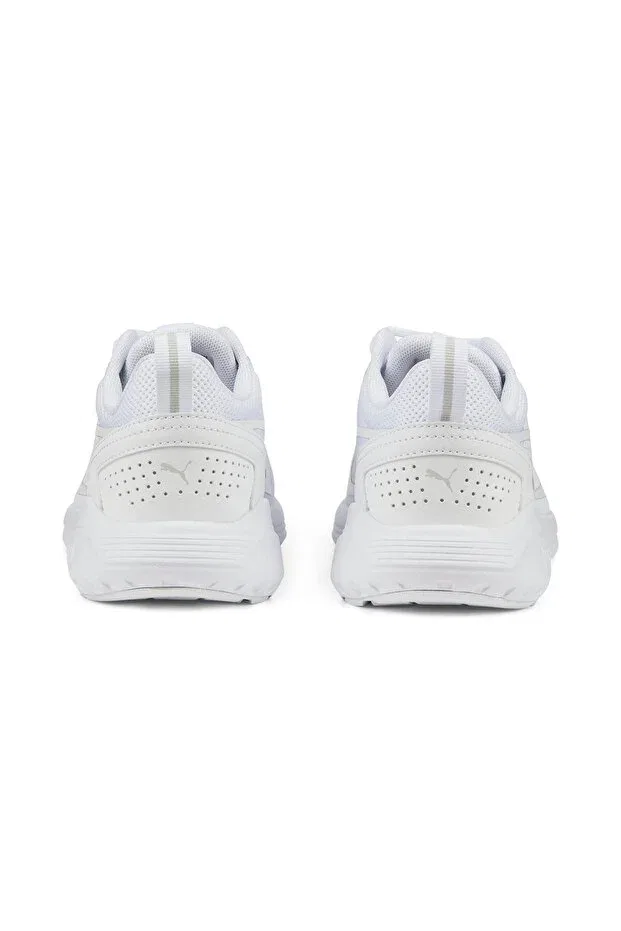 Детские ботинки для девочек на шнуровке Puma, White — фото 2
