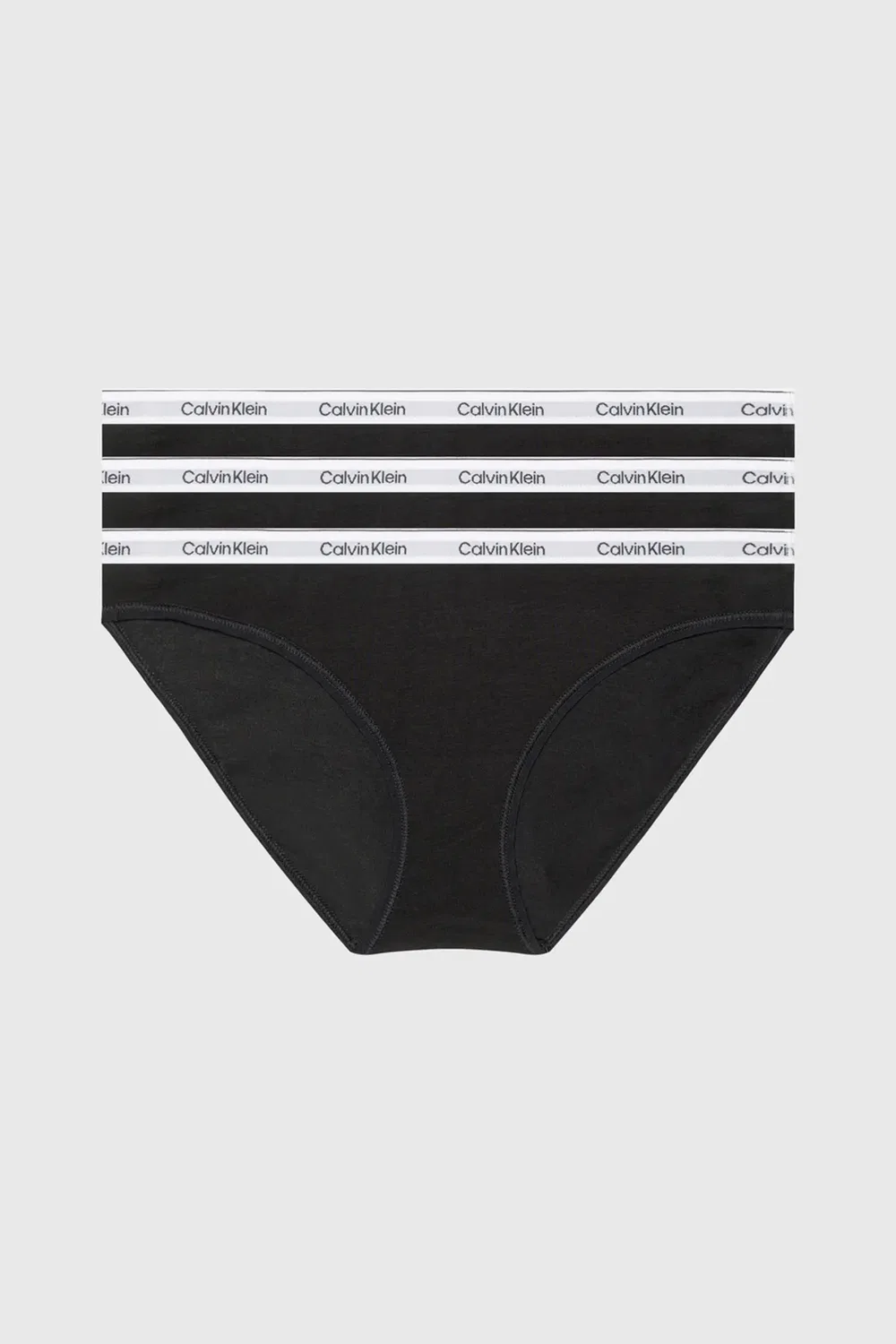 Женские плавки бикини с логотипом Modern Logo Calvin Klein, Black — фото 4