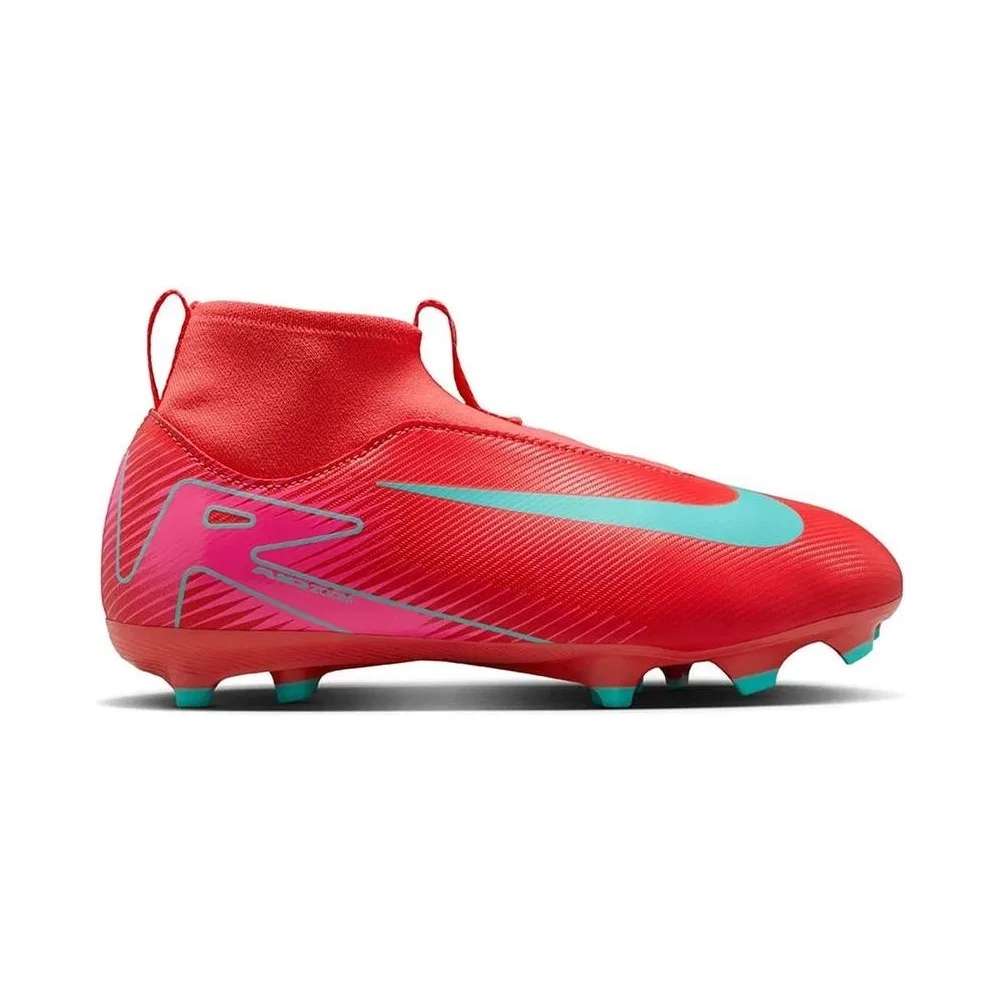 Детские футбольные бутсы для мальчиков с высоким голенищем Mercurial Superfly 10 Academy Nike, Bright Yellow