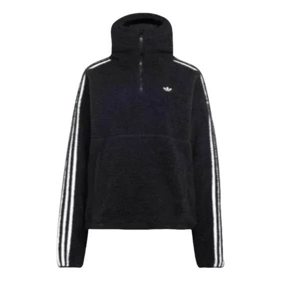 Женская куртка Jennie Fleece Hoodie Jacket Asia Sizing 'Black' adidas, черный