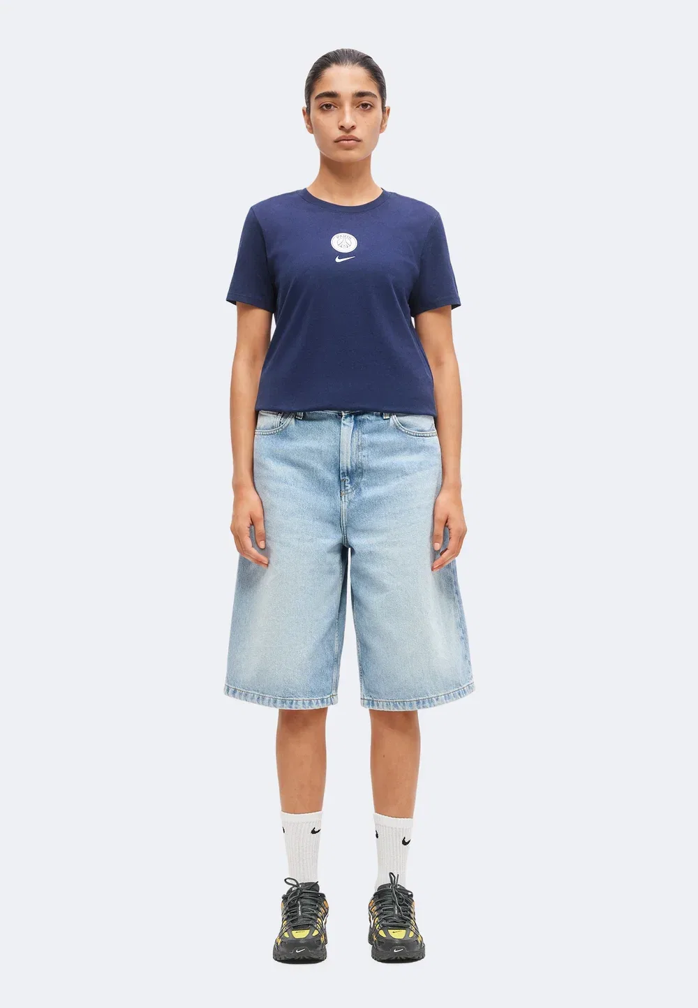 Футболка в стиле PSG - клубная одежда Nike Performance, College Navy — фото 2