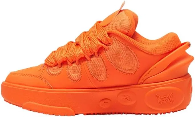 Детские кроссовки для мальчиков на шнуровке La Francé PUMA, Orange — фото 3