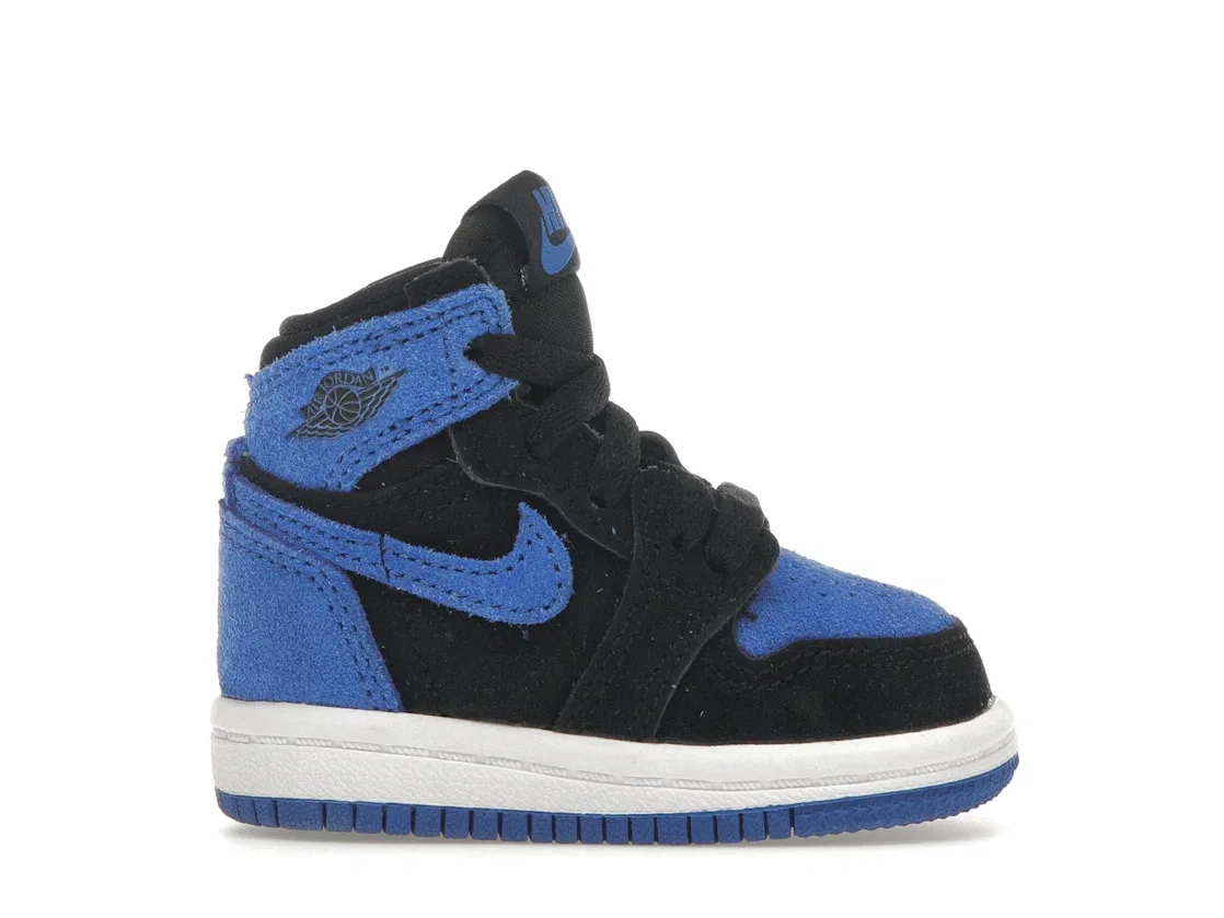 Детские кроссовки Lifestyle с высоким верхом Jordan 1 Retro High OG Royal Reimagined Jordan, Black/Royal Blue/White