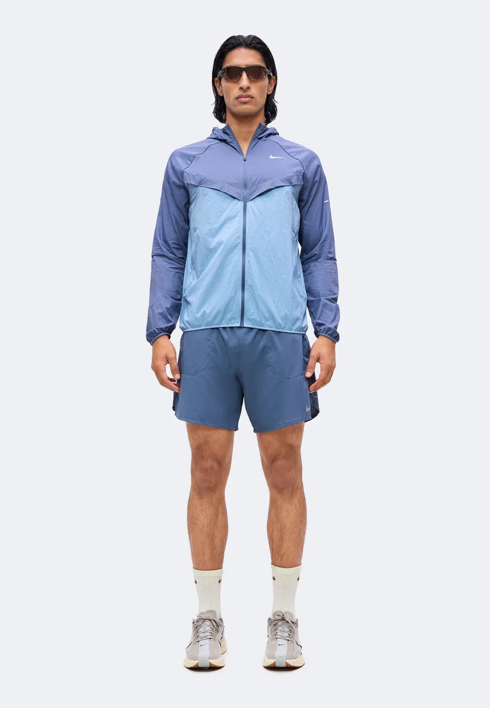 Куртка для бега M nk uv rpl stride - беговая куртка Nike Performance, Diffused Blue/Work Blue — фото 2