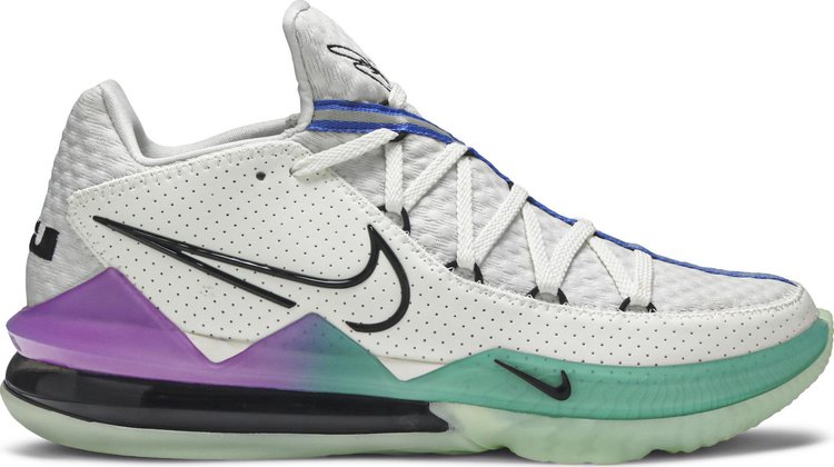 Кроссовки Nike LeBron 17 Low 'Glow In The Dark', кремовый - фото